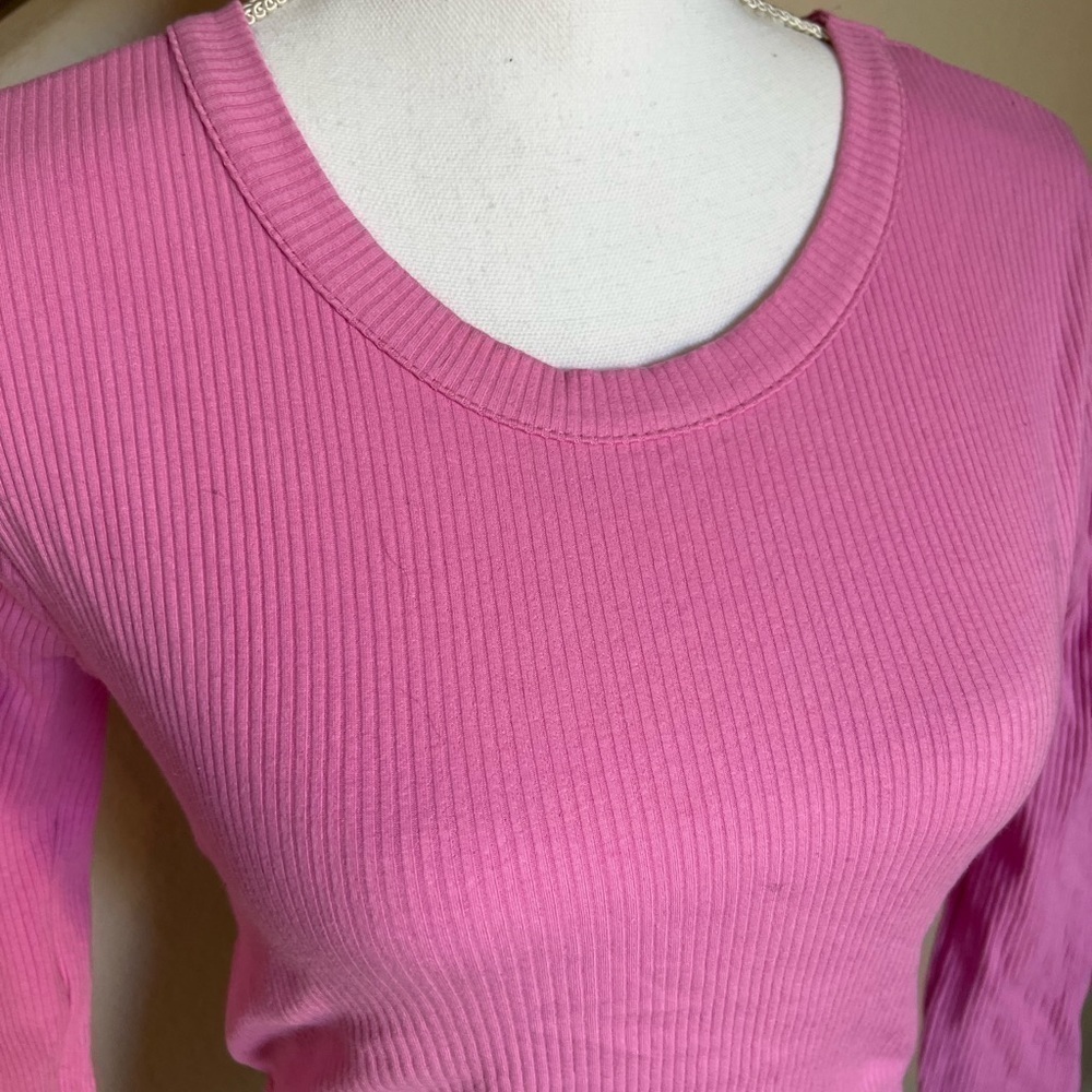 Full tilt tie back long sleeve top - Picture 2 of 5